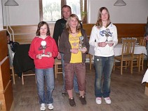 mladší žákyně Veronika Čamková, Karolína Bednářová, Veronika Jindřichová